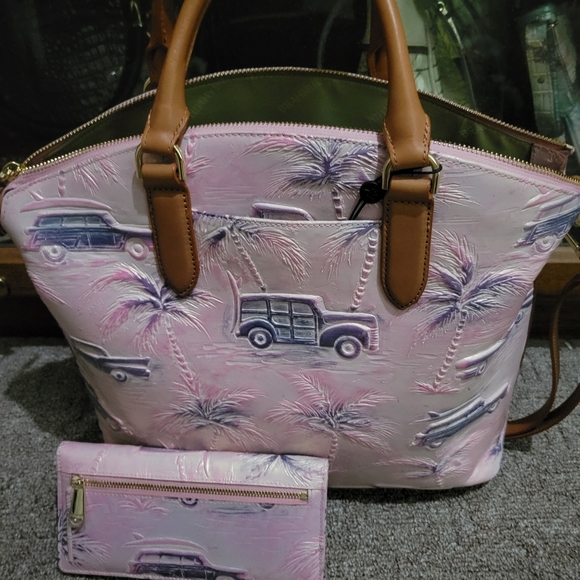 Like new Brahmin optimism copa bag set - Picture 2 of 7
